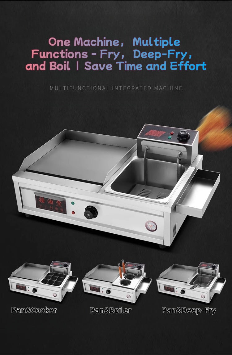 Multi function grill with Fryer