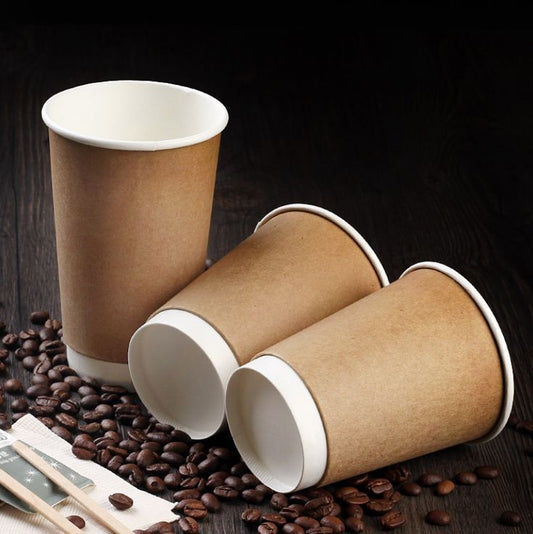 Disposable Coffee Paper Cups/Pack of 25