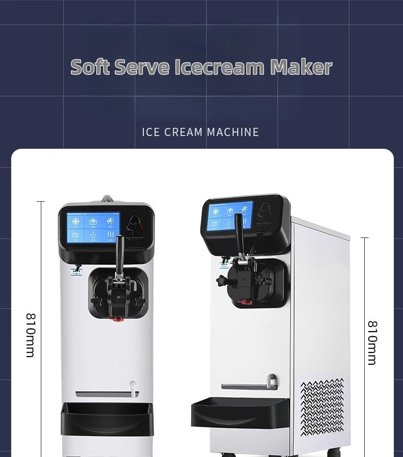 Soft serve ice cream maker