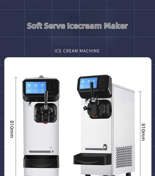 Soft serve ice cream maker