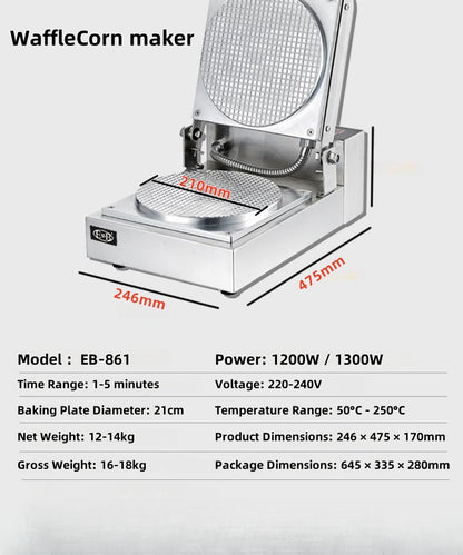 Ice Cream Waffle Maker