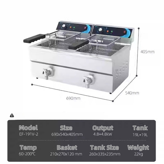 Fryer twin 20L