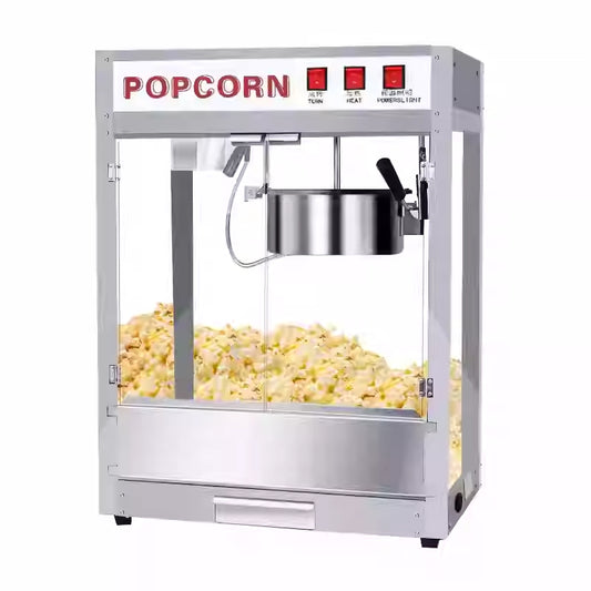 Commercial Popcorn Maker with Cabinet